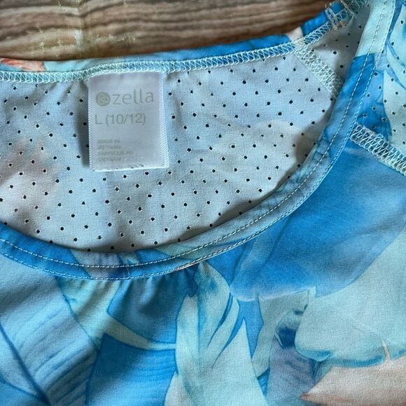 Zella Tropical Coverup Swim Dress Girls - Picture 4 of 7